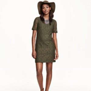 Divided by H&M Olive Lace Dress - 6